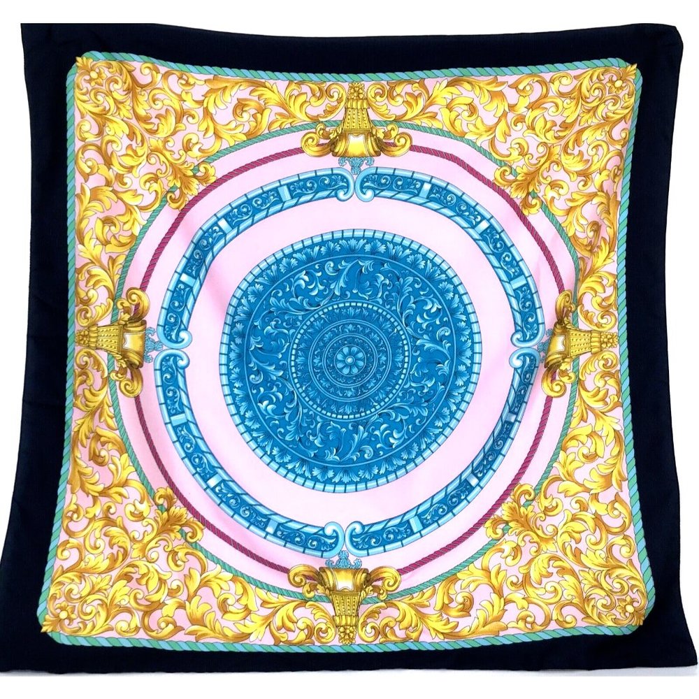 VINTAGE‎ Symphony 35”X34” Square Scarf Made in Italy